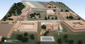 Modell des Heiligtums des Zeus in Olympia [Mallwitz]