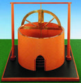 Modell eines Instruments zur Höhenmessung mit zwei Quadranten (Sternwarte Marāgha)