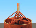 Modell eines Instruments zur Bestimmung des Sinus (Sternwarte Marāgha)