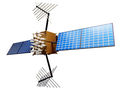 Modell eines GPS-Satelliten vom Typ Block IIR  von Lockheed Martin
