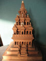 Modell des Krishna-Mandir-Tempels