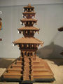 Modell des Nyatapola-Tempels