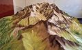 Reliefmodell des Mont Blanc‐Massivs [Raab]